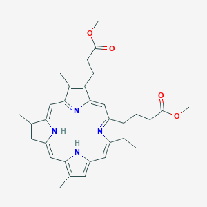 molecular formula C32H34N4O4 B190974 焦二甲酯卟啉 CAS No. 10589-94-3