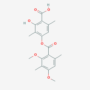 B190994 Diffractaic acid CAS No. 436-32-8