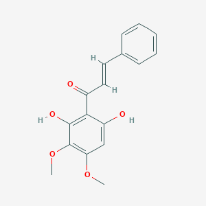 molecular formula C17H16O5 B191027 Pashanone CAS No. 42438-78-8
