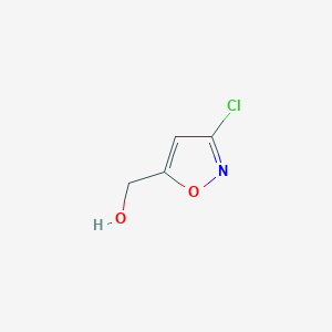 molecular formula C4H4ClNO2 B019103 (3-氯-1,2-恶唑-5-基)甲醇 CAS No. 105175-03-9