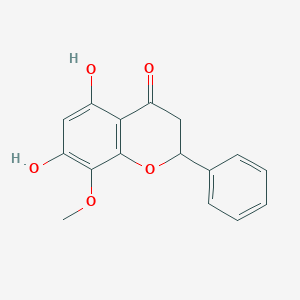 molecular formula C16H14O5 B191039 二氢沃果宁 CAS No. 4431-41-8
