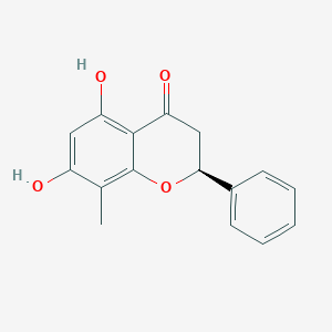 B191058 (S)-2,3-Dihydro-5,7-dihydroxy-8-methyl-2-phenyl-4-benzopyrone CAS No. 55743-21-0