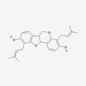 molecular formula C25H28O4 B191190 红木素 A CAS No. 119269-76-0