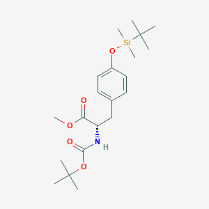 B019123 O-tert-Butyldimethylsilyl-N-t-butoxycarbonyl-L-tyrosine, Methyl Ester CAS No. 112196-57-3