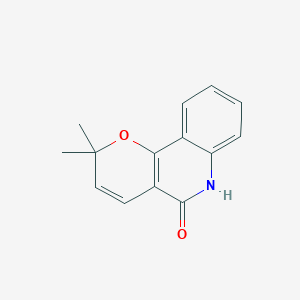 molecular formula C14H13NO2 B191242 Flindersine CAS No. 523-64-8