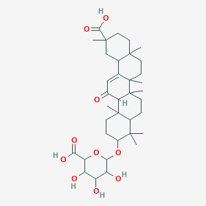 B191351 Glycyrrhetic Acid 3-O-Glucuronide CAS No. 34096-83-8