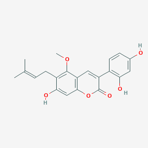 molecular formula C21H20O6 B191358 Glycycoumarin CAS No. 94805-82-0