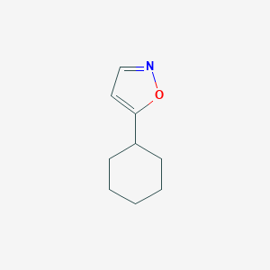 molecular formula C9H13NO B019137 5-Cyclohexylisoxazole CAS No. 109831-64-3