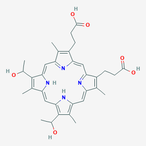 molecular formula C34H38N4O6 B191378 血卟啉 CAS No. 14459-29-1