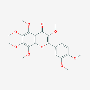 molecular formula C22H24O9 B191392 3,3',4',5,6,7,8-七甲氧基黄酮 CAS No. 1178-24-1