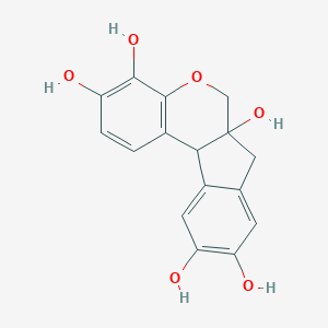 molecular formula C16H14O6·xH2O B191393 苏木精 CAS No. 517-28-2