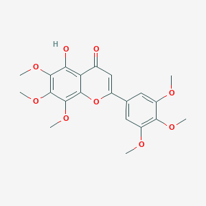 molecular formula C21H22O9 B191405 栀子素 A CAS No. 21187-73-5