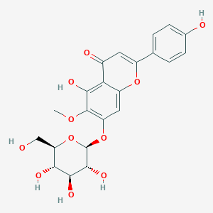 molecular formula C22H22O11 B191417 同车前草素 CAS No. 17680-84-1