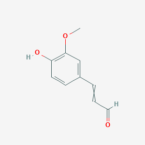 B191438 4-Hydroxy-3-methoxycinnamaldehyde CAS No. 458-36-6