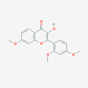 molecular formula C18H16O6 B191469 3-Hydroxy-2',4',7-trimethoxyflavone CAS No. 263365-51-1