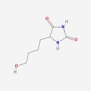 5-(4-Hydroxybutyl)imidazolidine-2,4-dione