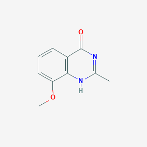 molecular formula C10H10N2O2 B019152 8-甲氧基-2-甲基-4(3H)-喹唑啉酮 CAS No. 90915-45-0