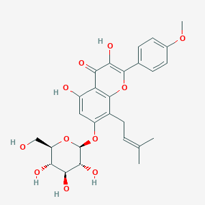 molecular formula C27H30O11 B191538 艾卡苷I CAS No. 56725-99-6