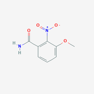 molecular formula C8H8N2O4 B019154 3-甲氧基-2-硝基苯甲酰胺 CAS No. 99595-85-4