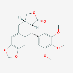 molecular formula C22H22O7 B191578 鬼臼毒素，脱氧异构体 CAS No. 17187-81-4