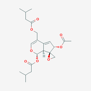 molecular formula C22H30O8 B191620 异缬草酸 CAS No. 31078-10-1