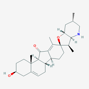 molecular formula C27H39NO3 B191634 杰文碱 CAS No. 469-59-0