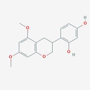 molecular formula C17H18O5 B191728 Lotisoflavan CAS No. 77370-02-6