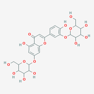 molecular formula C27H30O16 B191750 木犀草素-7,3'-二-O-葡糖苷 CAS No. 52187-80-1