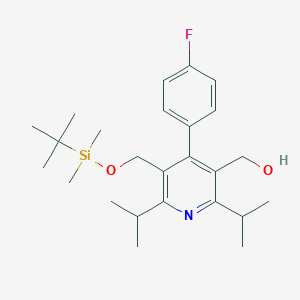 B019177 3-Tert-butyldimethylsilyloxymethyl-2,6-diisopropyl-4-(4-fluorophenyl)-5-hydroxymethyl-pyridine CAS No. 124863-82-7