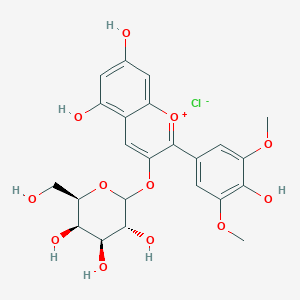 molecular formula C23H25ClO12 B191776 锦葵红素 3-半乳糖苷 CAS No. 30113-37-2