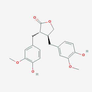 molecular formula C20H22O6 B191793 (+)-马太莱醇 CAS No. 120409-94-1