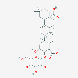 molecular formula C36H56O11 B191800 皂苷元酸 3-O-β-D-吡喃葡萄糖苷 CAS No. 49792-23-6