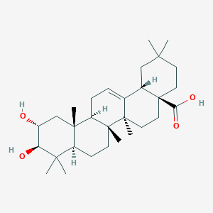 molecular formula C30H48O4 B191810 齐墩果酸 CAS No. 4373-41-5