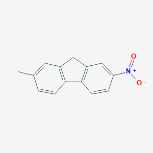 molecular formula C14H11NO2 B019182 9H-芴，2-甲基-7-硝基- CAS No. 108100-28-3