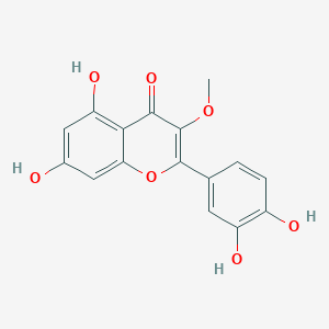 molecular formula C16H12O7 B191863 3-O-甲基槲皮素 CAS No. 1486-70-0