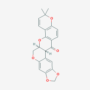 molecular formula C22H18O6 B191884 米勒酮 CAS No. 50376-38-0