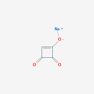 molecular formula C4HNaO3 B191899 3-环丁烯-1,2-二酮，3-羟基，钠盐 CAS No. 71376-34-6