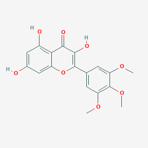 molecular formula C18H16O8 B191930 3,5,7-三羟基-3',4',5'-三甲氧基黄酮 CAS No. 146132-95-8
