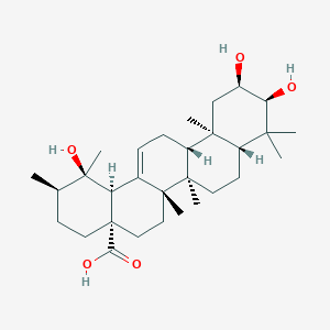 molecular formula C30H48O5 B019201 Euscaphic acid CAS No. 53155-25-2