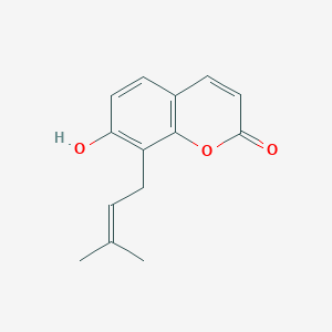 molecular formula C14H14O3 B192027 Osthenol CAS No. 484-14-0