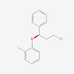 molecular formula C16H17ClO B019203 (R)-3-氯-1-苯基-1-(2-甲基苯氧基)丙烷 CAS No. 114446-47-8