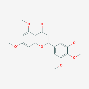 molecular formula C20H20O7 B192069 3',4',5',5,7-五甲氧基黄酮 CAS No. 53350-26-8