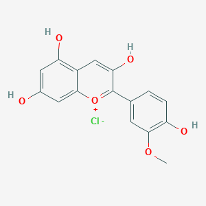 molecular formula C16H13O6Cl B192077 Peonidin chloride CAS No. 134-01-0