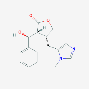 molecular formula C16H18N2O3 B192110 毛果碱 CAS No. 13640-28-3