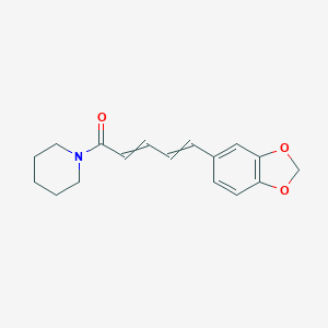 molecular formula C17H19NO3 B192125 胡椒碱 CAS No. 94-62-2