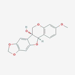 molecular formula C17H14O6 B192138 皮沙汀 CAS No. 469-01-2