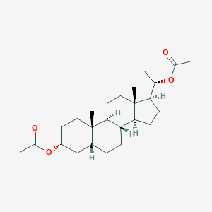 molecular formula C25H40O4 B192165 (20S)-5-beta-Pregnane-3alpha,20-diol diacetate CAS No. 1174-69-2