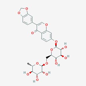 molecular formula C28H30O14 B192198 伪白根素7-鼠李糖苷 CAS No. 25776-06-1