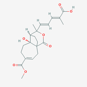 molecular formula C21H26O7 B192205 Pseudolaric acid C CAS No. 82601-41-0