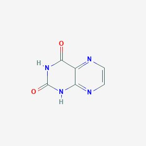molecular formula C6H4N4O2 B192210 卢马津 CAS No. 487-21-8